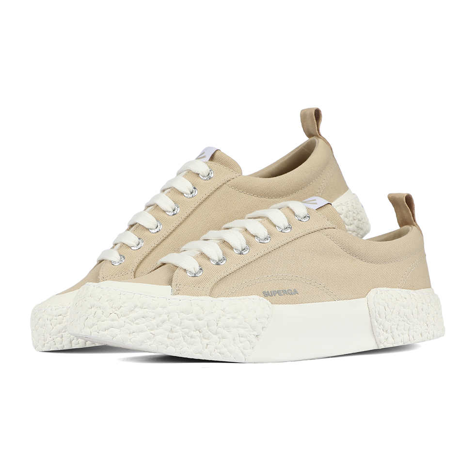Superga 2660 Stripe Big Bumpers Beige Light Off White
