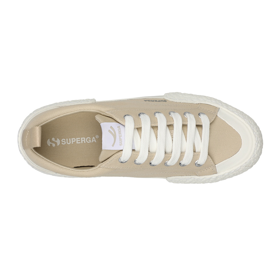 Superga 2660 Stripe Big Bumpers Beige Light Off White