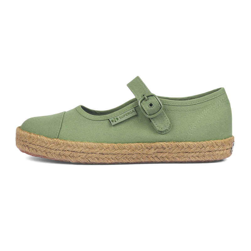 Superga x Drea Chong 2601 Mary Jane Green Safari