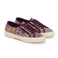 Superga 2750 Tapestry Beige Purple Off White