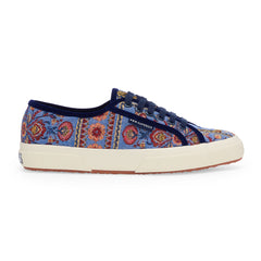 Superga 2750 Tapestry Blue Purple Off White
