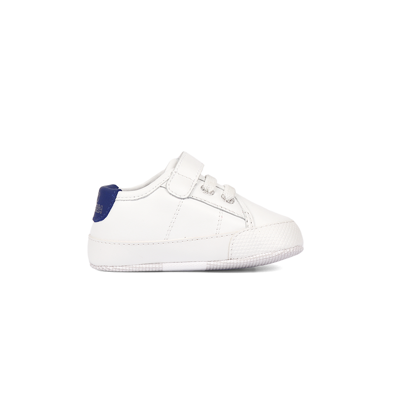 Superga 4006 Baby Faux Leather White Blue Royal