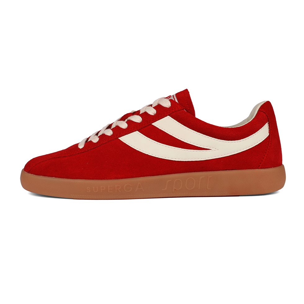 Superga 1960 Carri Sport Red White Mastic Gum