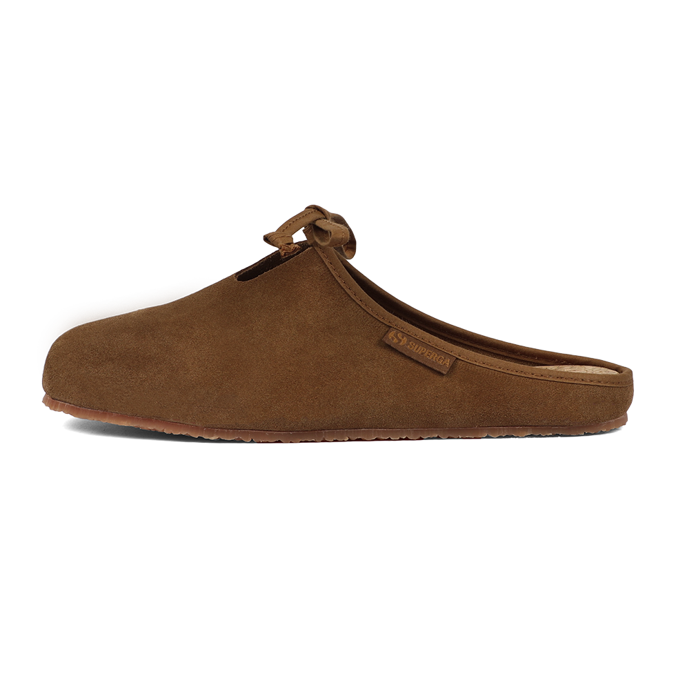 Superga 2445 Ballerina Mule Suede Brown Brique