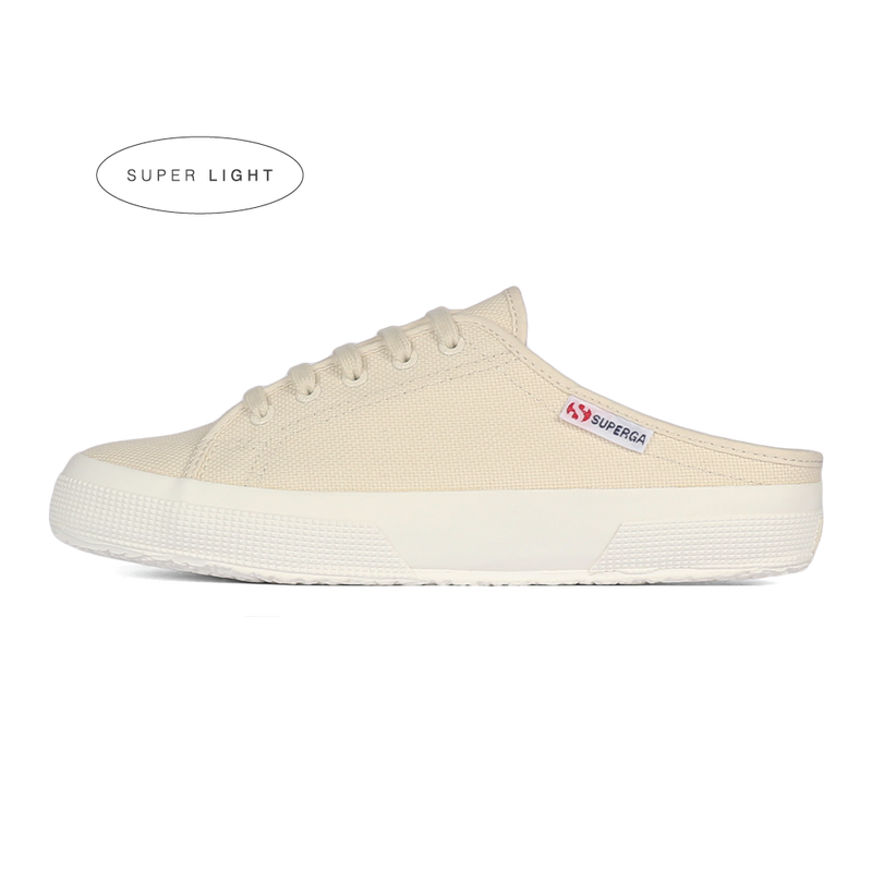 Superga 2401 Nude Mule Beige Light Eggshell Avorio