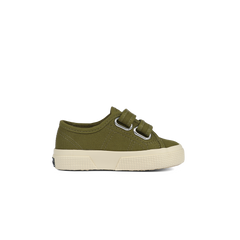 Superga 3750 Leggera Junior Straps Green Military Off White