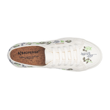 Superga 2750 Organic Flowers Embroidery Green Chocolate