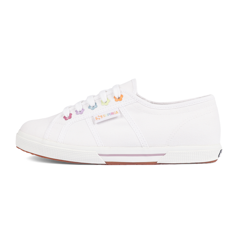 Superga 2950 Flower Eyelets White Multicolor