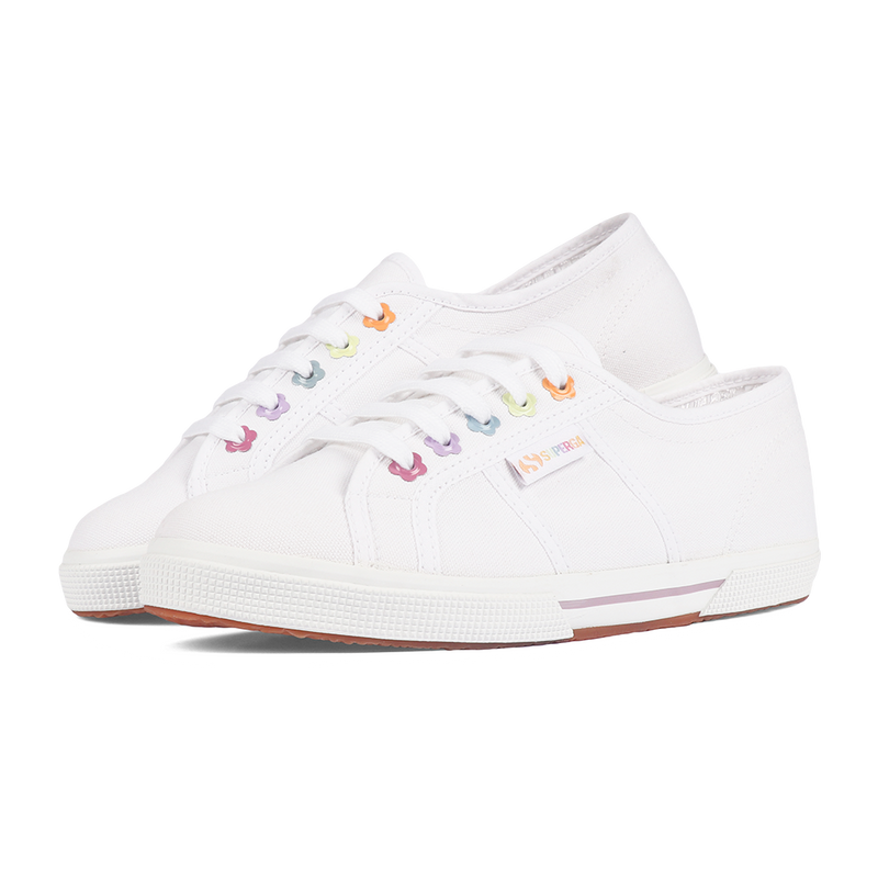 Superga 2950 Flower Eyelets White Multicolor