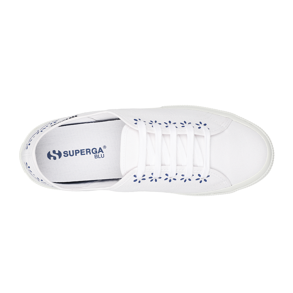 Superga 3750 Ceramic Print Leggera Blue Ceramic