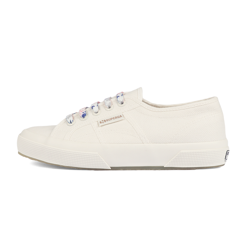 Superga 2750 Jellysole Flowers White Avorio Blue Pink