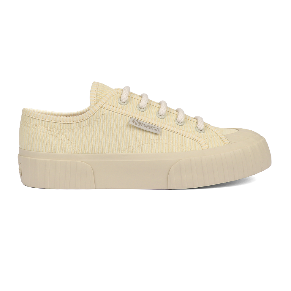 Superga x Drea Chong 2630 Stripe Light Yellow