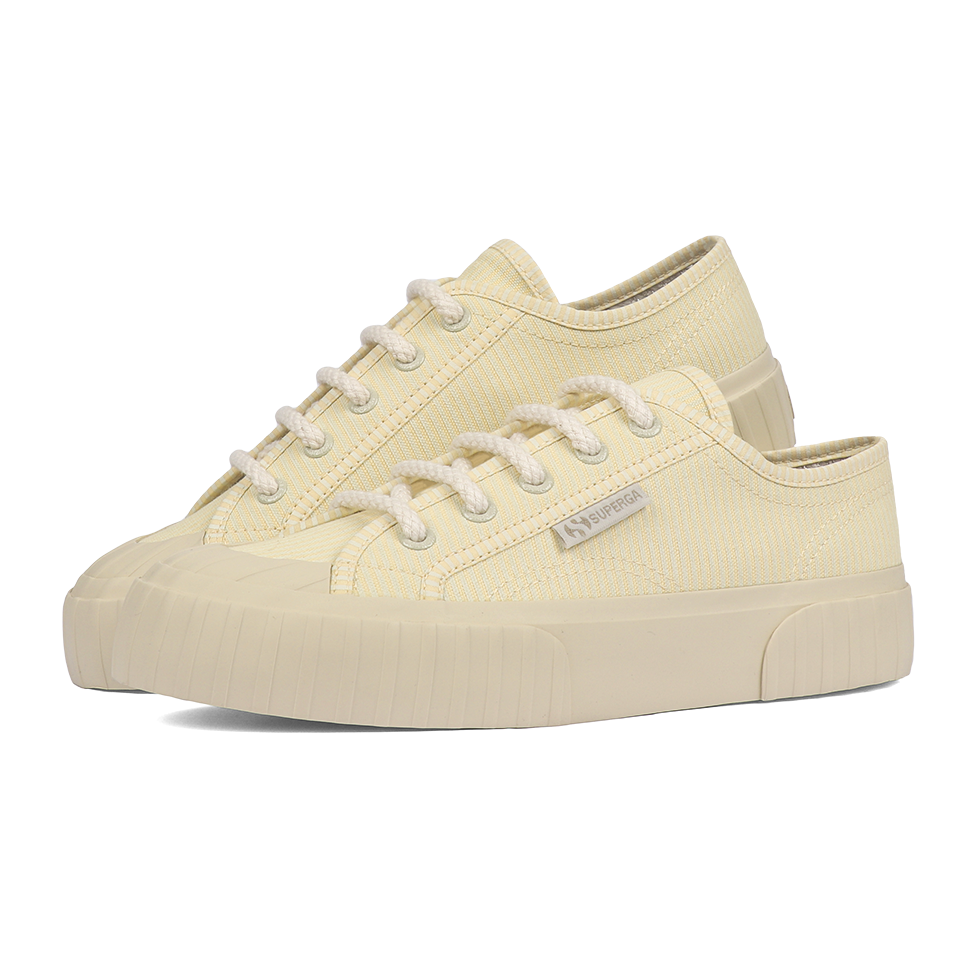 Superga x Drea Chong 2630 Stripe Light Yellow