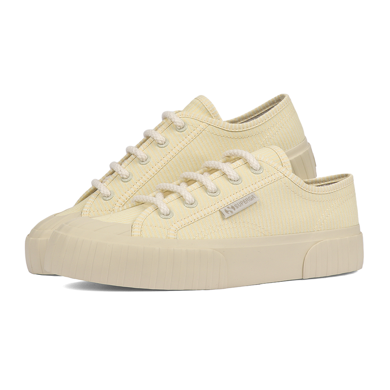 Superga x Drea Chong 2630 Stripe Light Yellow