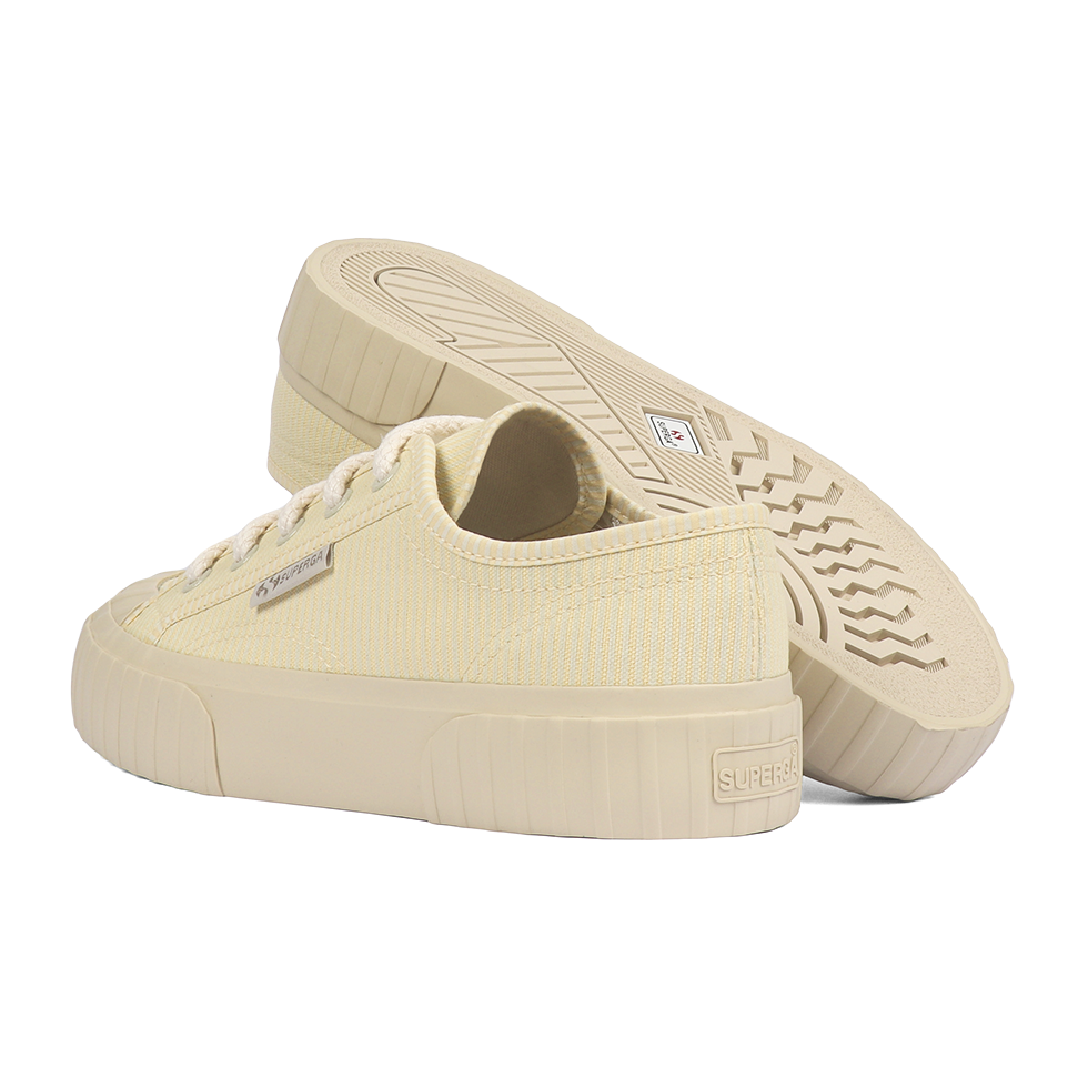 Superga x Drea Chong 2630 Stripe Light Yellow