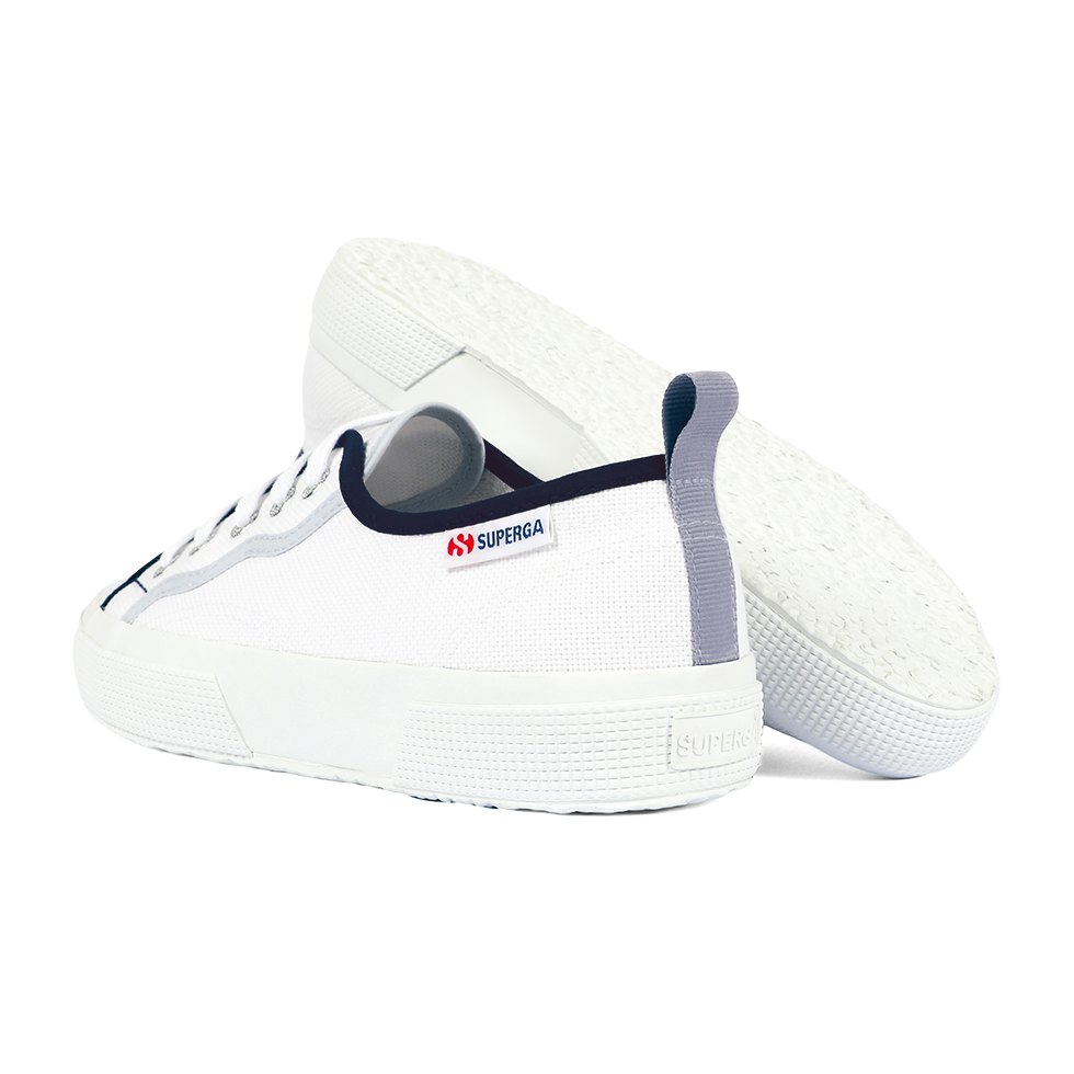 Superga 2750 Curly Bindings Shaded Blue