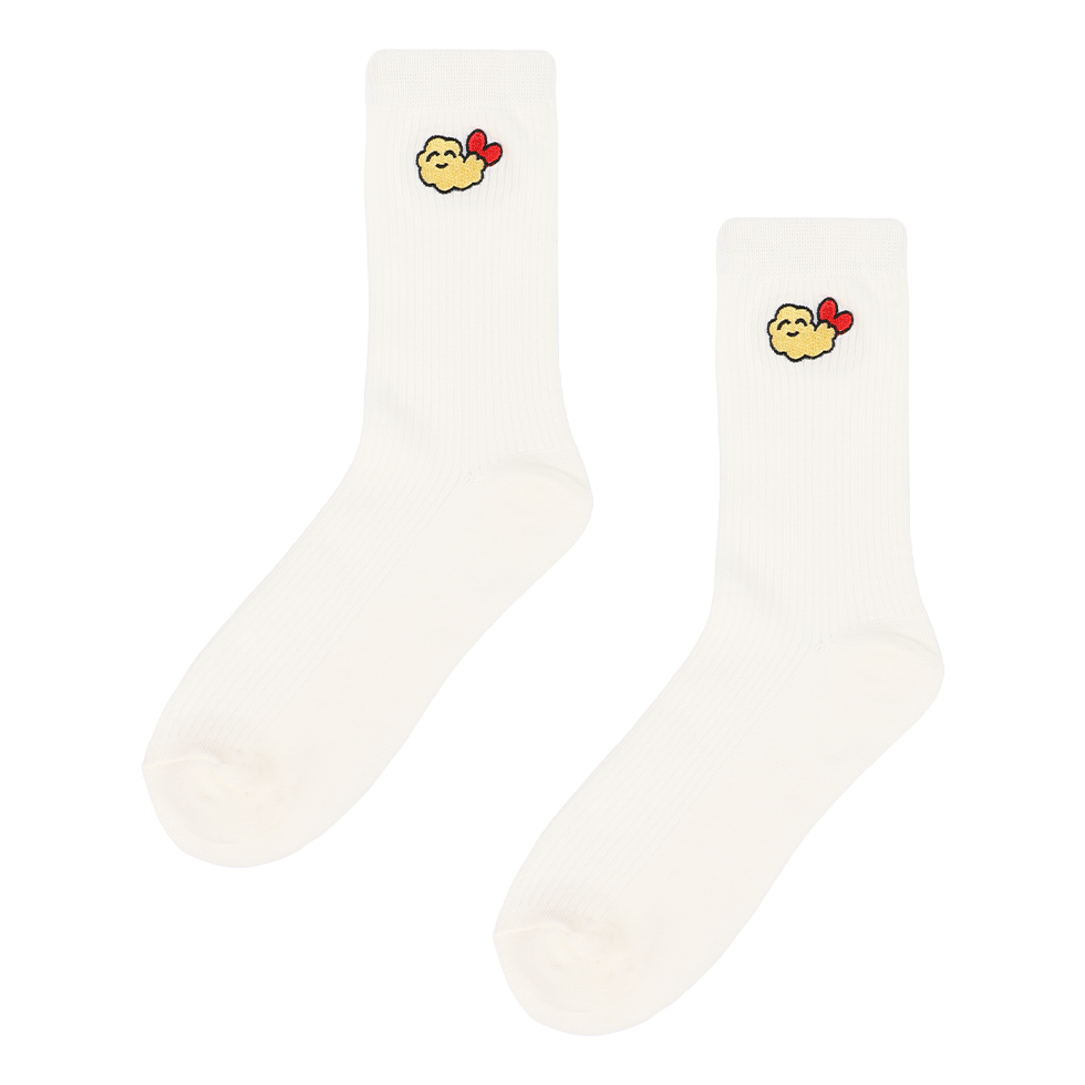 Superga x SADSHRIMPS Socks Regular Shrimp Beige