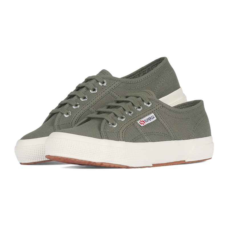 Superga Classic 2750 Green Safari Full Avorio