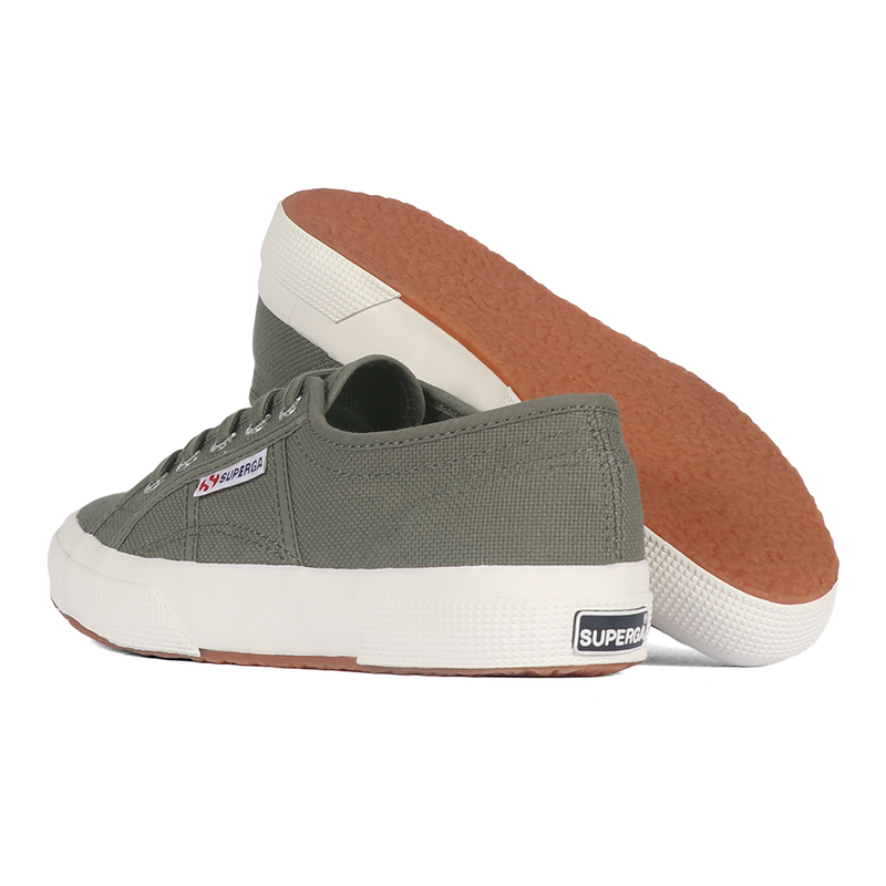 Superga Classic 2750 Green Safari Full Avorio