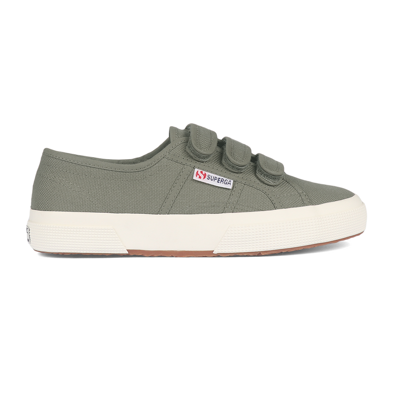 Superga Strap Green Safari Full Avorio