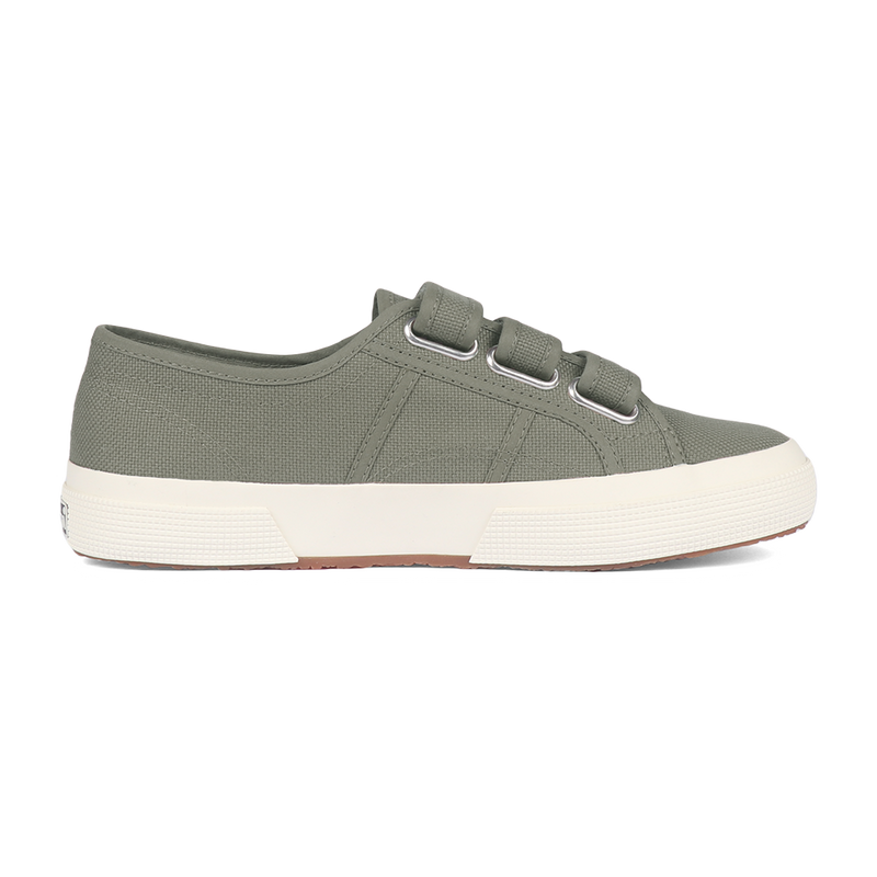 Superga Strap Green Safari Full Avorio