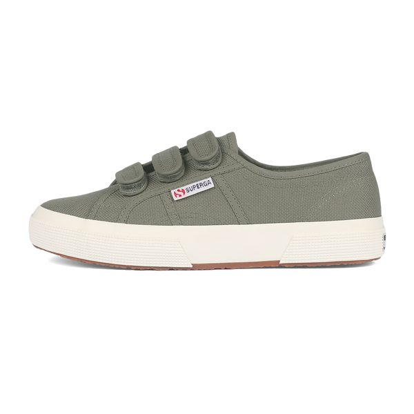 Superga Strap Green Safari Full Avorio