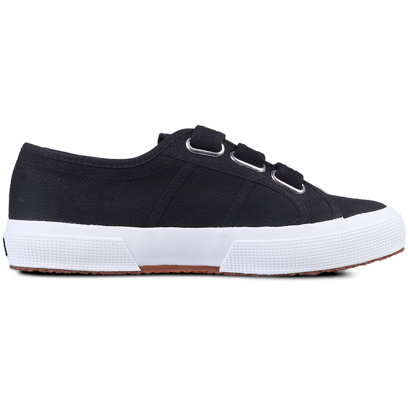 Superga Strap Black Full White