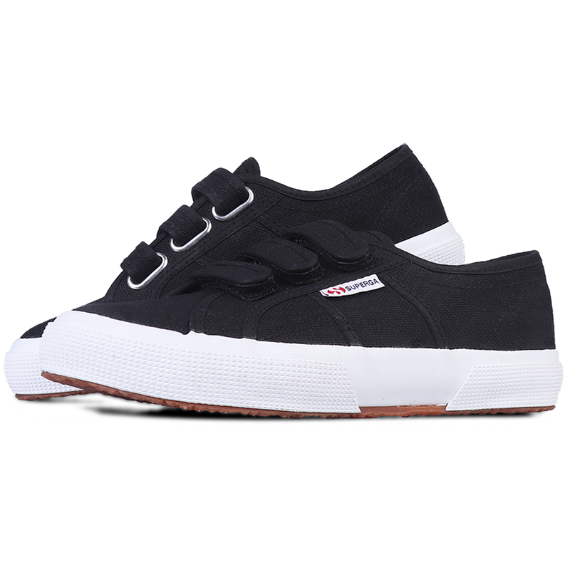 Superga Strap Black Full White