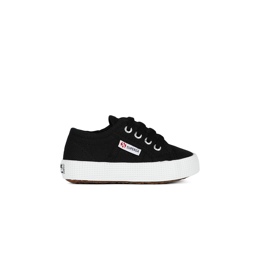 Superga Junior 2750 Black Full White