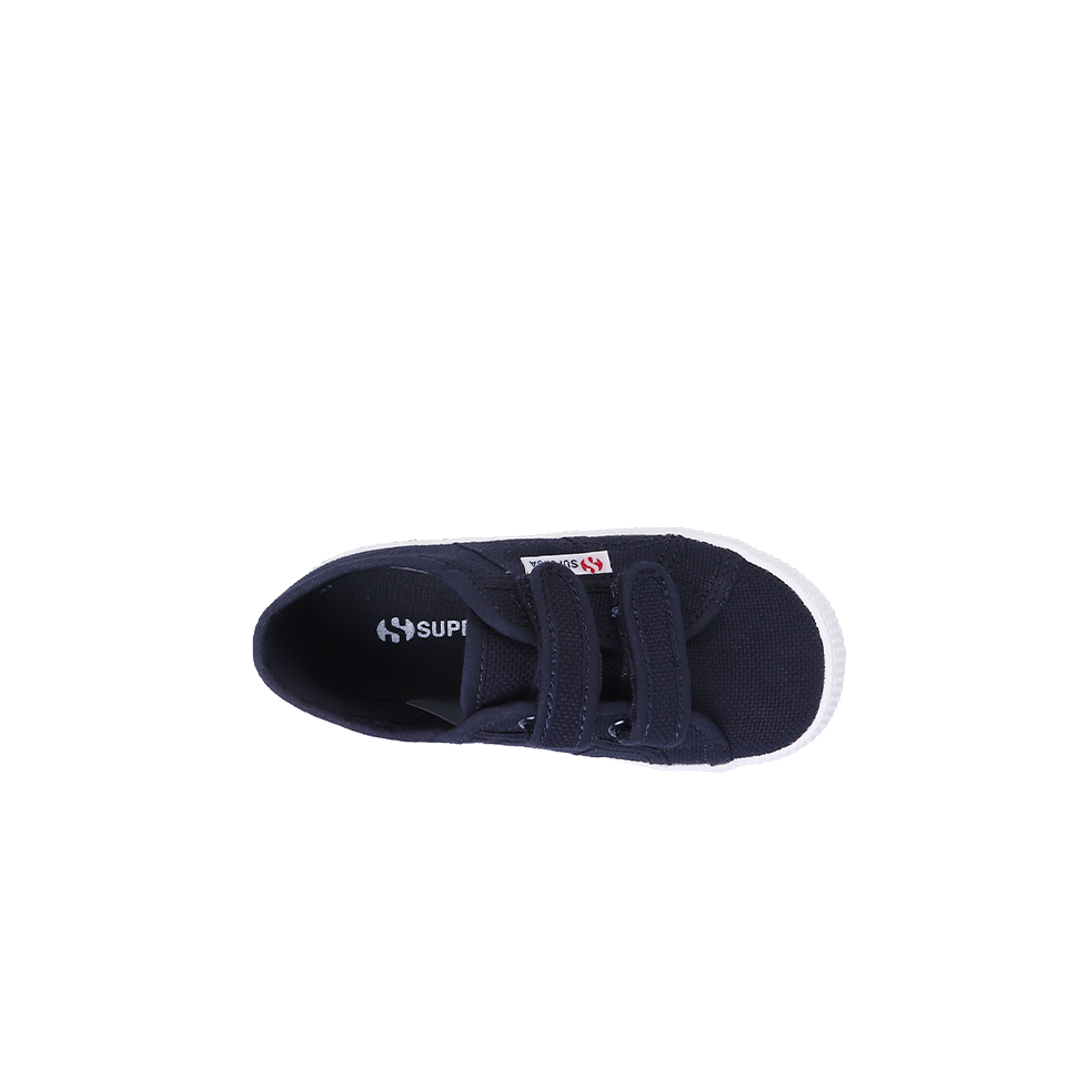 Superga Junior Strap Navy-Full White