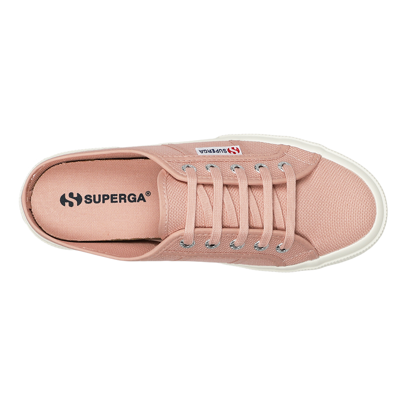 Superga 2402 Mule Pink Smoke Full Avorio Superga Malaysia