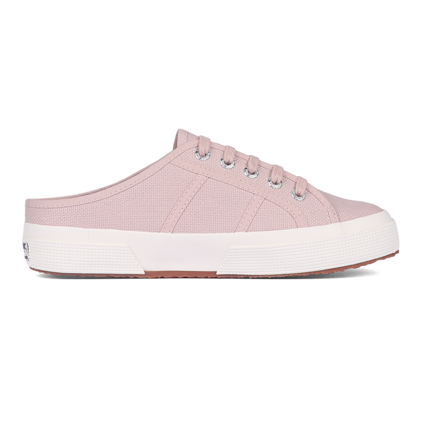 Superga 2402 Mule Pink Skin Full Avorio