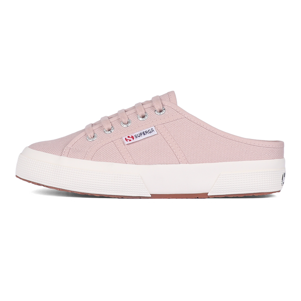 Superga 2402 Mule Pink Skin Full Avorio