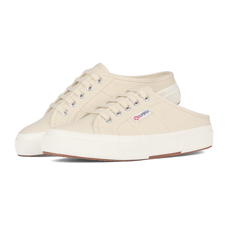 Superga 2402 Mule Beige Light Eggshell Full Avorio