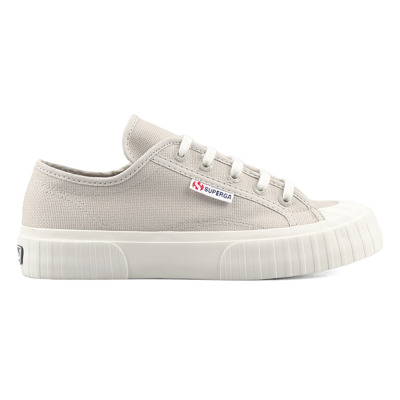 Superga 2630 Stripe Grey Sand Full Avorio