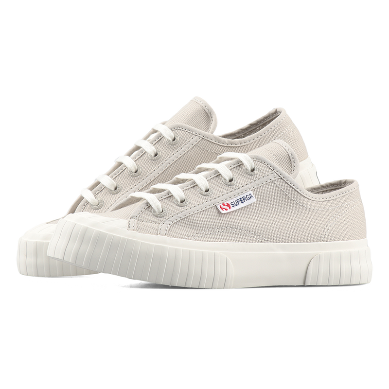 Superga 2630 Stripe Grey Sand Full Avorio