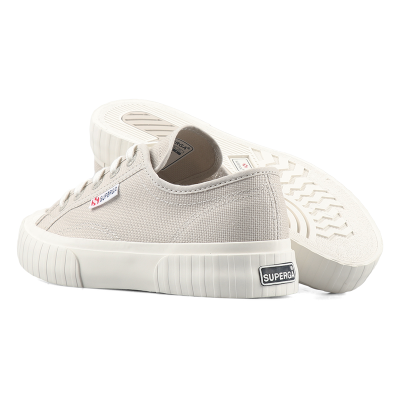 Superga 2630 Stripe Grey Sand Full Avorio