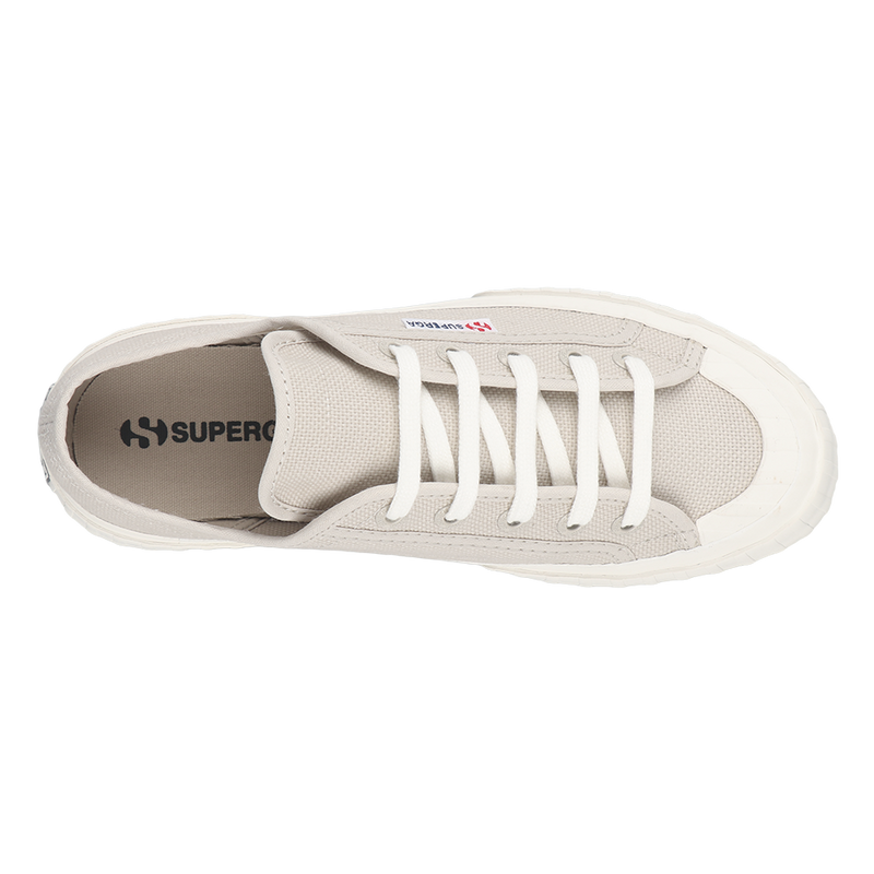 Superga 2630 Stripe Grey Sand Full Avorio