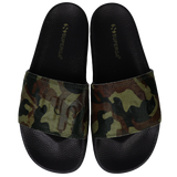 Superga Slides Black Olive-Camo