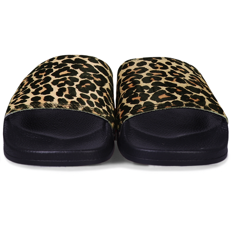 Superga Slides Black-Leopard