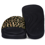 Superga Slides Black-Leopard