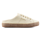 Superga 2402 Espadrille Mule White Antique-Gold