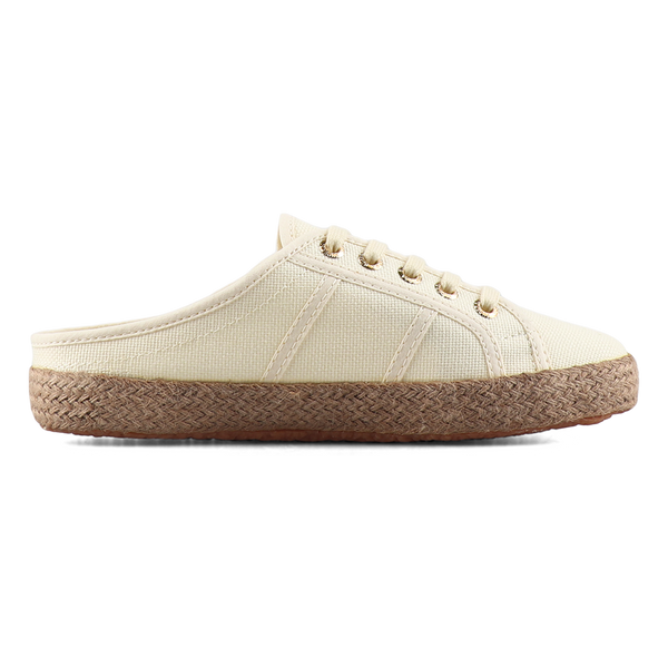Superga 2402 Espadrille Mule White Antique-Gold