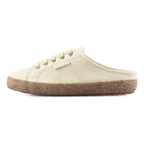 Superga 2402 Espadrille Mule White Antique-Gold