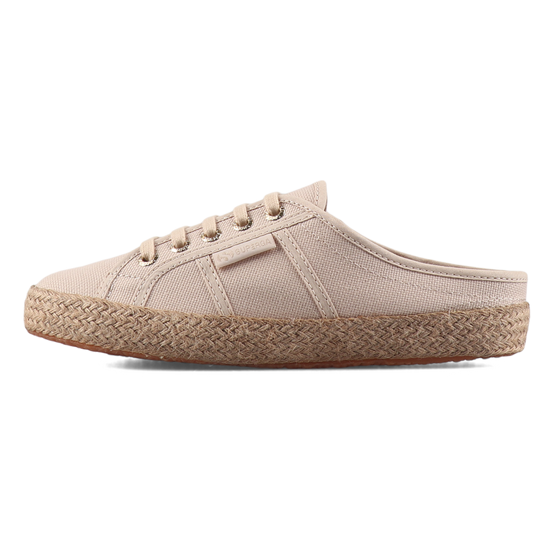 Superga 2402 Espadrille Mule Desert Pink-Gold