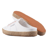 Superga 2402 Espadrille Mule White-Rose Gold