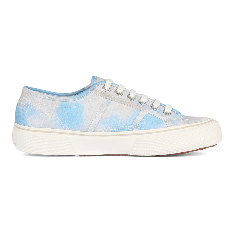 Superga 2490 Bold Tie Dye Blue Light Tan