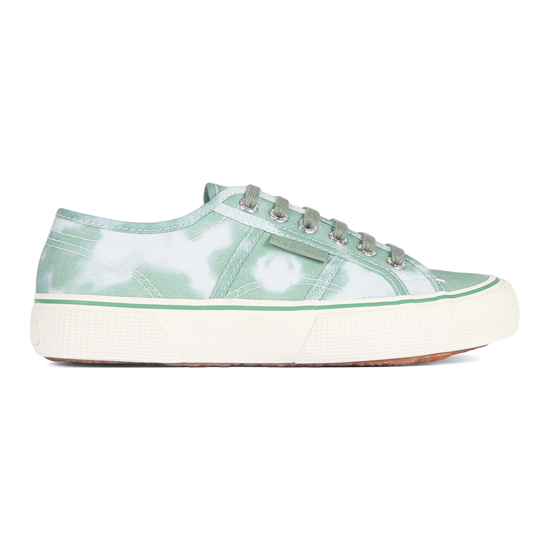 Superga 2490 Bold Tie Dye Green Tan
