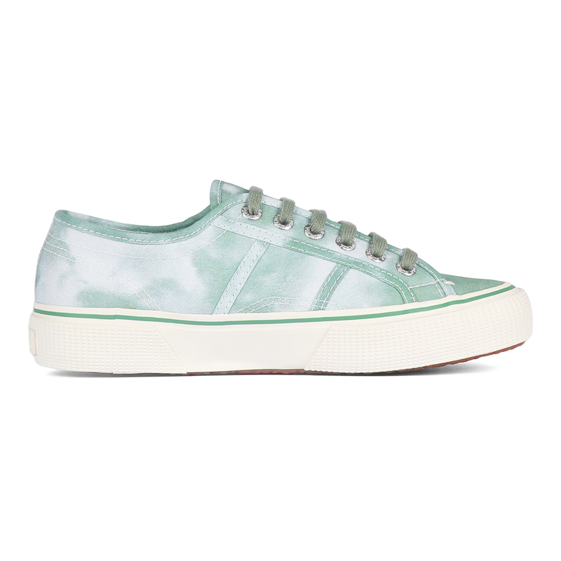 Superga 2490 Bold Tie Dye Green Tan