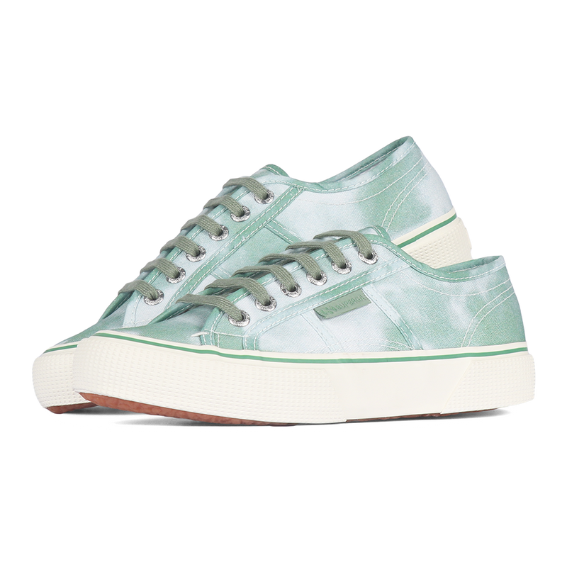 Superga 2490 Bold Tie Dye Green Tan